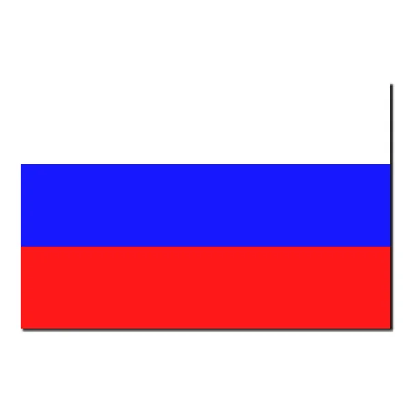 Die russische Nationalflagge — Stockfoto