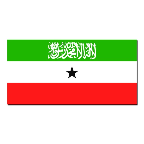 The national flag of Somaliland — Stock Photo, Image