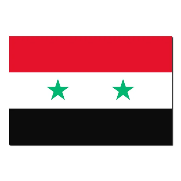 Flagi narodowej z Syrii — Zdjęcie stockowe