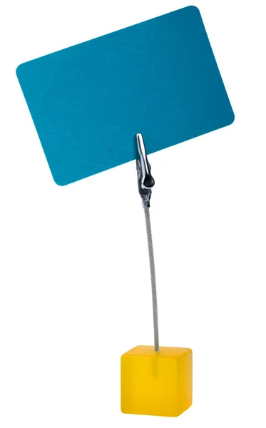 青いカード — ストック写真