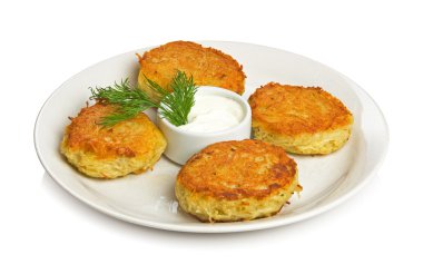 Potato cakes clipart