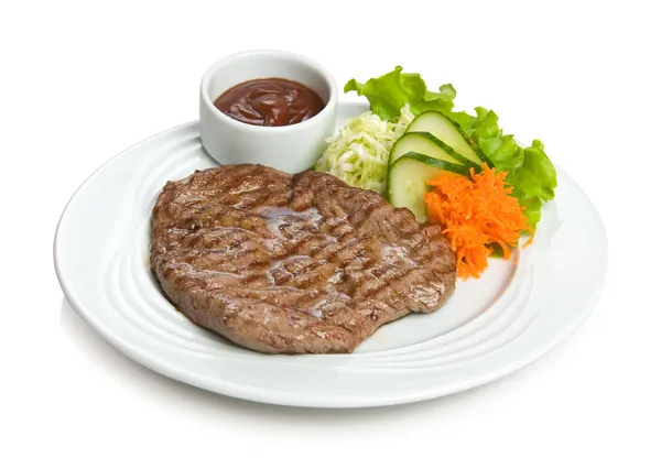 Sappige biefstuk — Stockfoto