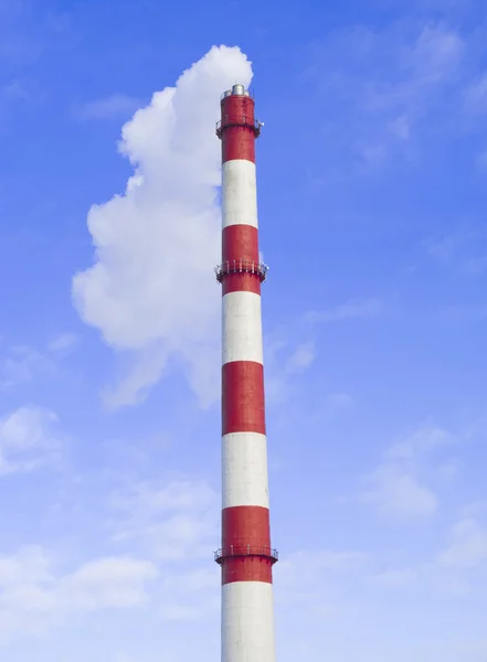 stock image Smoke from a factory pipe