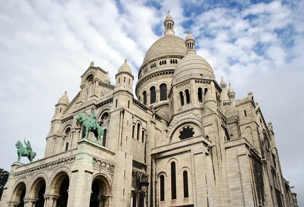 stock image The famous Basilique of Sacre Coeur, Montmartre, Paris, France