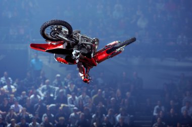 freestyle motocross rider clipart