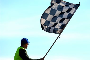 yarış damalı bayrağı