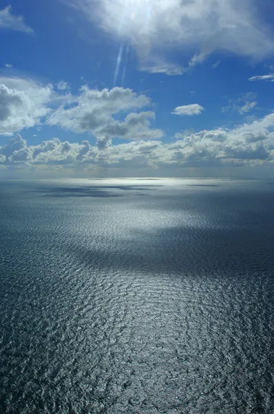 stock image Ocean with beautiful clouds and sky