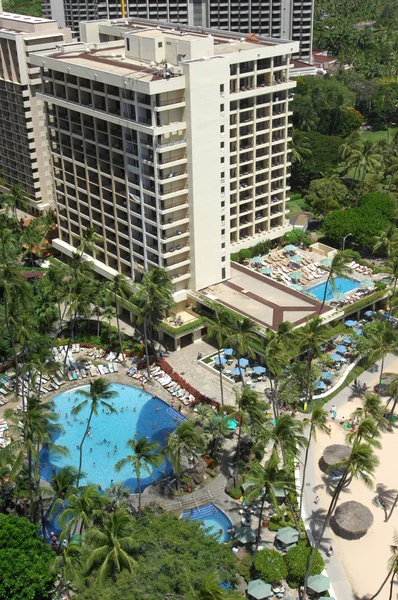 stock image Waikiki Beach hotels 