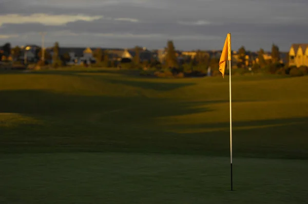 Golfe colocando verde — Fotografia de Stock