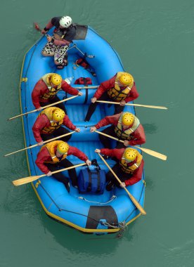 water rafters taking off clipart