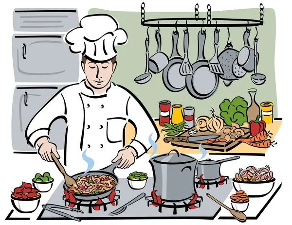Le Chef Consommateur — Image vectorielle