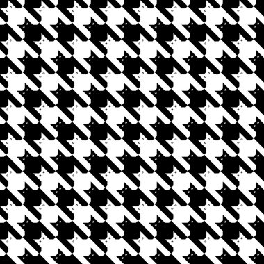 CatsTooth in Black and White clipart