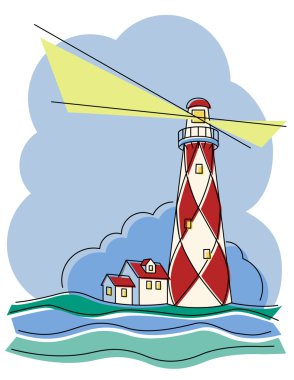 Diamond Lighthouse clipart