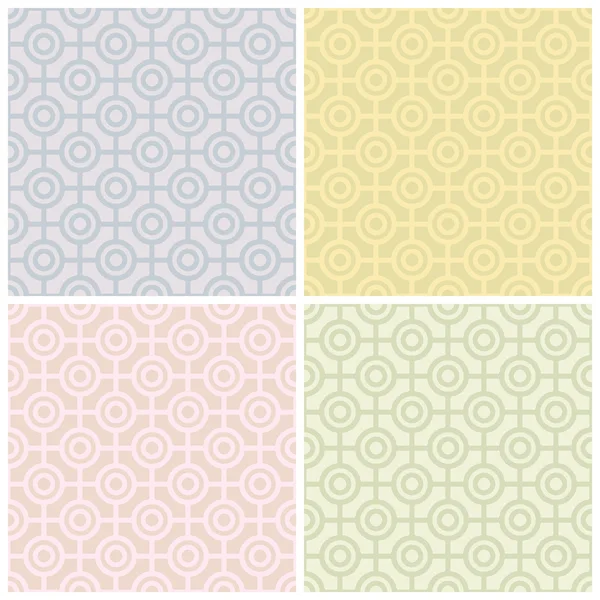 Bullseye patroon in pastel — Stockvector