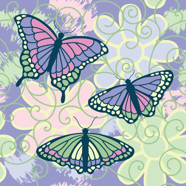 Motýli jsou zdarma — Stockový vektor