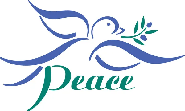 Duif vrede — Stockvector