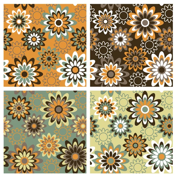 Floral Pattern_Autumn — Stock Vector