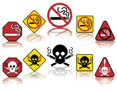 No Smoking Icons clipart