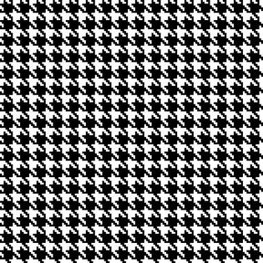 Pixel Houndstooth #2 clipart