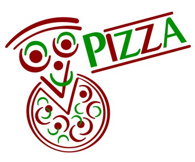 Pizza Cartoon clipart