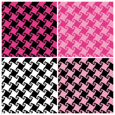 Spiral Houndstooth clipart