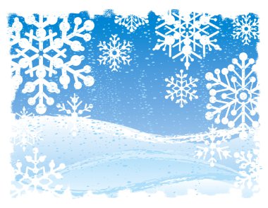 Snowflake Background clipart