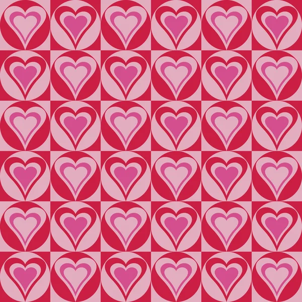 Hearts Background in Red and Pink — Stock Vector © Lisann #3718437