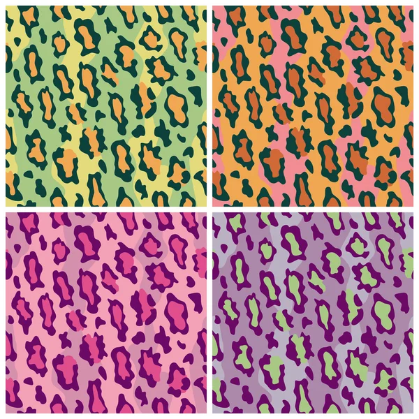 Leopard fläckar Pattern_Wild — Stock vektor