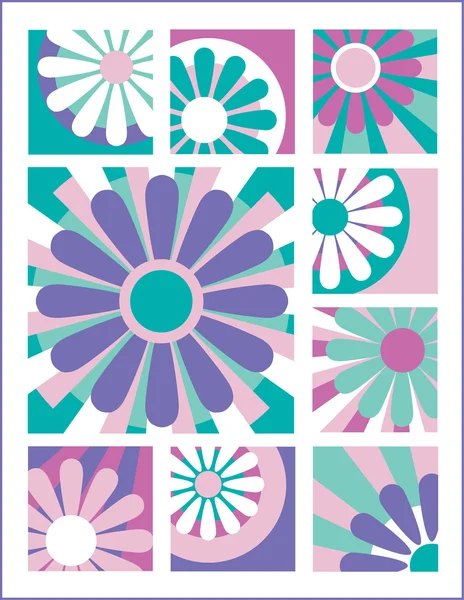 Pequeños diseños de flores # 3 — Archivo Imágenes Vectoriales