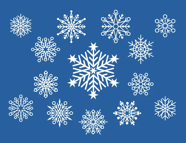 stock vector Little Snowflake Designs