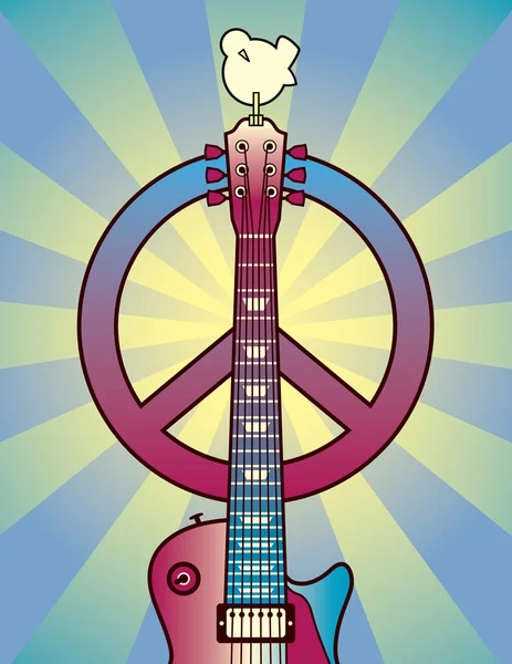 Hommage à Woodstock — Image vectorielle