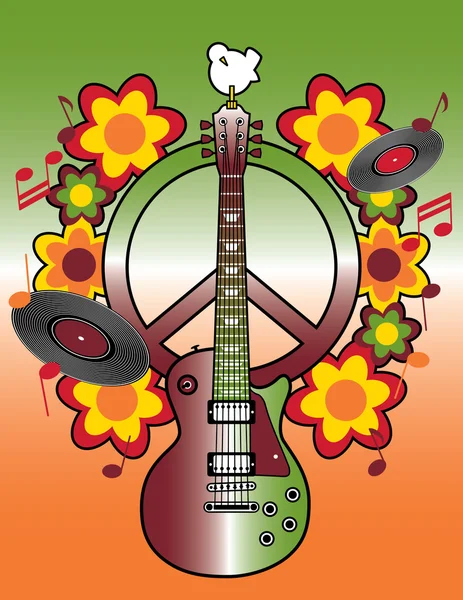 Woodstock hyllning ii — Stock vektor