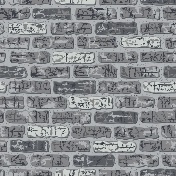 Grungy Brick Pattern in Grays Royalty Free Stock Vectors