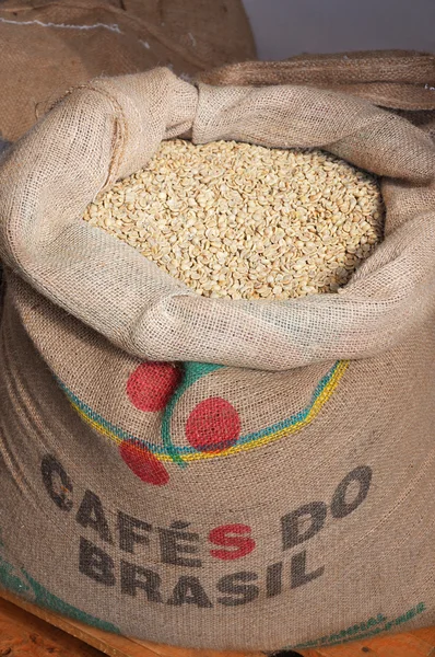 Bag of coffee grains — Stock Photo, Image