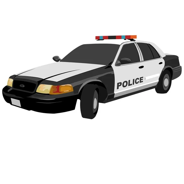 Politie-auto — Stockvector