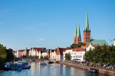 Luebeck in Germany - the old town clipart