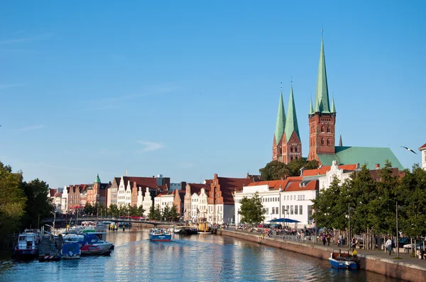 Lübeck in Deutschland - die Altstadt — Stockfoto