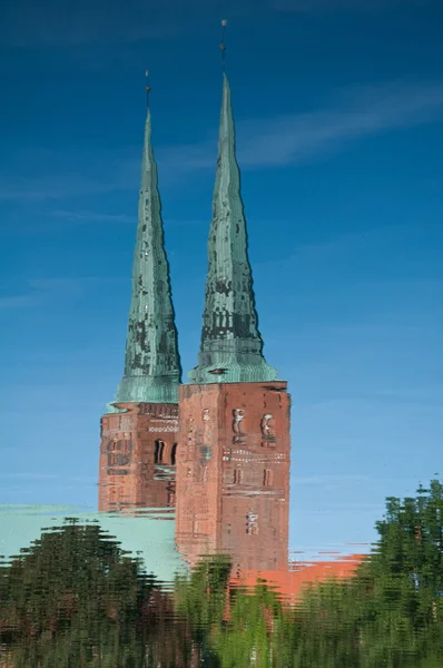 The cathedral of Luebeck — Stock Photo, Image