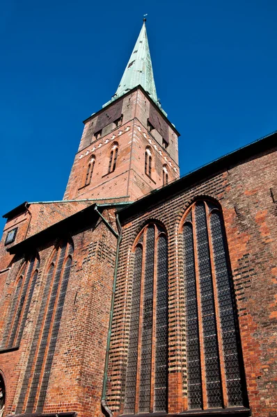 La Iglesia Jacobi de Luebeck en Alemania — Foto de Stock