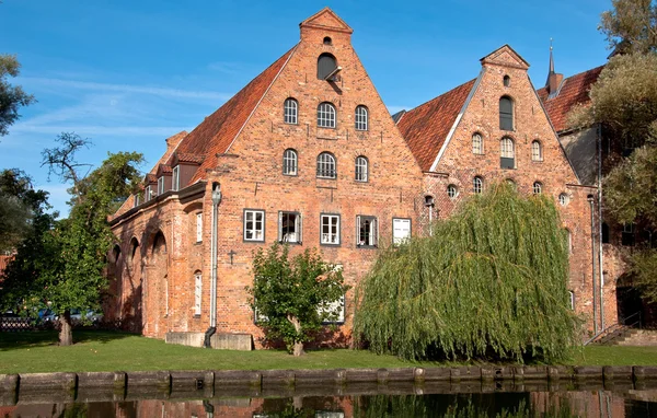 Old salt warehouses in Luebeck (Germany) — Stock Photo, Image