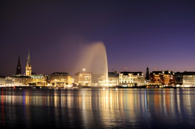 The Alster of Hamburg clipart