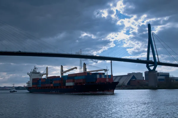 Portu Hamburg — Zdjęcie stockowe