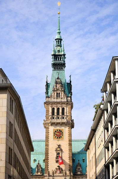 Hamburgs rådhus — Stockfoto