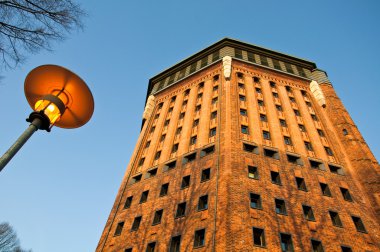 An old water tower clipart