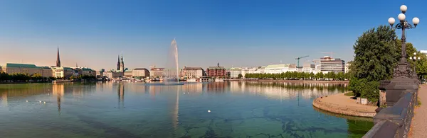 The Alster in Hamburg — Stock Photo, Image
