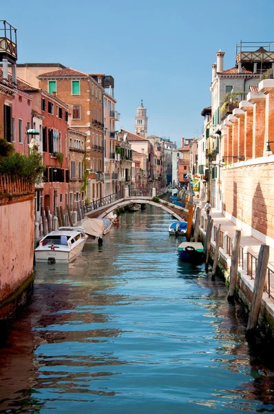 ヴェネツィアの運河です ストックフォト