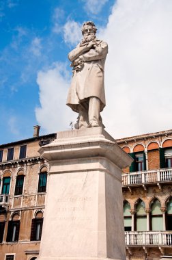 Statue of Nicolo Tommaseo clipart