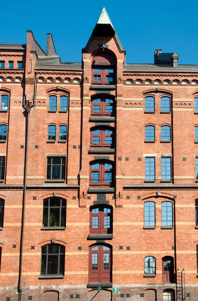 Hamburgs warehouse district — Stockfoto