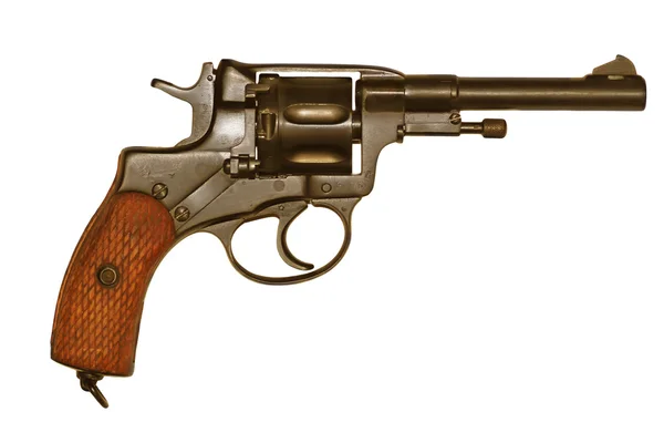 Antiguo revólver Imágenes de stock libres de derechos