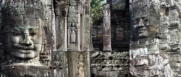 Bayon on of Angkor Wate Temple,Camboya — Stock Photo, Image